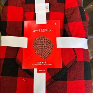 Wondershop Red and Black Men's Sleep Set